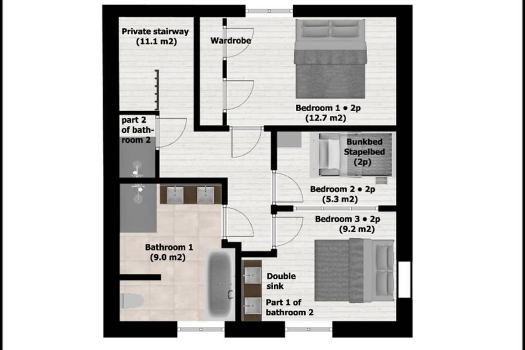 Authentic Stays - 6P-Maisonette Eijsden Eksteriør billede